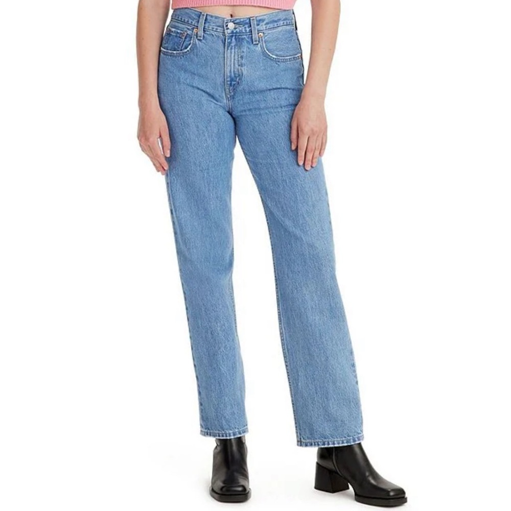 Levi's Low Pro Mid Rise Straight Jeans
